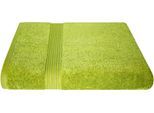 Badetuch DYCKHOFF "Siena", apfel, B:100cm L:150cm, Walkfrottier, Obermaterial: 100% Baumwolle, Handtücher, Badetuch, in tollen Unifarben