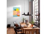 Leinwandbild KOMAR "Mint and Lemonade - Größe 40 x 60 cm", bunt (farbe bild(er): bunt), B:40cm, Holz, Papier, Bilder, Leinwandbild, Keilrahmenbild mi Echtholzrahmen