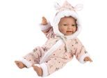 Babypuppe LLORENS "Babypuppe mit Overall, 32 cm", weiß, neutral, Puppen, BabyH:32cm, Vinyl, Babypuppe, H:32cm