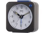 Quarzwecker FILIUS ZEITDESIGN, grau (dunkeltitanfarben), Wecker, Quarzwecker, Reisewecker, Schlafzimmer, Snooze, Beleuchtung, schleichende Sekunde