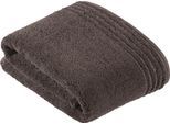 Saunatuch VOSSEN "Vienna Style Supersoft", grau (slate grau), B:100cm L:150cm, Walkfrottee, Baumwolle, Handtücher, Saunatuch, mit Bordüre