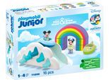 Konstruktions-Spielset PLAYMOBIL "Mickys & Minnies Wolkenhaus (71696), JUNIOR & Disney", bunt, Spielbausteine, Baby, Kunststoff, Konstruktions-Spielset, Made in Europe