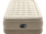 Luftbett INTEX "DuraBeam UltraPlush" Gr. 99, beige, Luftbetten, B/H/L: 99cm x 46cm x 191cm, PVC, Viskose, Luftbett, B:99cm H:46cm L:191cm