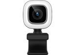 HYRICAN Webcam "HYRICAN ST-CAM554 UHD Webcam 3840x2160 Pixel mit Ringlicht 12MP", weiß, Camcorder, Webcam