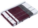Duschtuch GÖZZE "Berlin Streifen", lila (brombeere, anthrazit), B:70cm L:140cm, Frottier, Obermaterial: 100% Baumwolle, Handtücher, Duschtuch