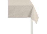 Tischdecke APELT "3313 INDIAN SUMMER" Gr. 2, beige, B:100cm L:100cm, Polyester, Viskose, Tischdecken, Tischdecke, Herbstzeit, Herbstdeko