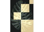 Bild KOMAR "Monstera Theatre", blau (farbe bild(er): blau), B:50cm H:70cm, Holz, Papier, Bilder, Bild, Wandbild zur Dekoration - ohne Rahmen
