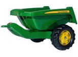 Kinderfahrzeug-Anhänger ROLLY TOYS "John Deere", grün, Spielfahrzeug-Anhänger, KinderB:46,5cm H:34cm L:56cm, Kunststoff, Kinderfahrzeug-Anhänger, für Trettraktoren, B:46,5cm H:34cm L:56cm