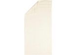 Handtücher EGERIA "Prestige", beige (creme), B:50cm L:100cm, Walkfrottee, Obermaterial: 100% Baumwolle, Handtücher, Handtücher, Uni Programm mit Streifenbordüre, SUPIMA Baumwolle