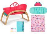 Puppenwiege BABY BORN "3 in 1 Wiege Pinplay", bunt, Puppenmöbel, KinderB:23cm H:18cm T:48cm, Puppenwiege, B:23cm H:18cm T:48cm