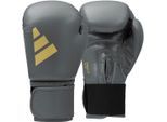 Boxhandschuhe ADIDAS PERFORMANCE "adidas Speed 50" Gr. 12, gold (ash grau, gold), Boxhandschuhe, 12 12, Kunstleder, Boxhandschuhe