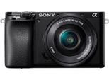SONY Kompaktkamera "Alpha 6100 APS-C", schwarz, B:12cm H:6,69cm T:5,94cm, Fotokameras, Kompaktkamera