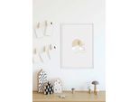 Bild KOMAR "Baby Happy", bunt (farbe bild(er): bunt), B:40cm H:50cm, Holz, Papier, Bilder, Bild, Wandbild zur Dekoration - ohne Rahmen