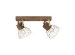 JUST LIGHT Wandleuchte "ALAMI", gold (messingfarben matt), 2, H: 29cm, 1 Stk., Leuchten, ExklusiveE27, Wandleuchte