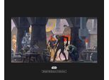 Bild KOMAR "Star Wars Classic RMQ Mos Eisley Streets", bunt (farbe bild(er): bunt), B:50cm H:40cm, Holz, Papier, Bilder, Bild, Wandbild zur Dekoration im Kinderzimmer - ohne Rahmen