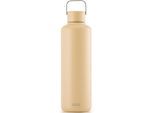 Trinkflasche EQUA "Timeless Latte", beige, H:25cm, Edelstahl, Trinkflaschen, Trinkflasche, Edelstahl, 1000 ml
