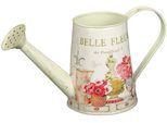 Gießkanne AMBIENTE HAUS "Fleur-Gießkanne", bunt (antik, cremefarben), Metall, Gießkannen, Gießkanne