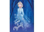 Bild KOMAR "Frozen 2 Elsa true to myself", bunt (farbe bild(er): bunt), B:30cm H:40cm, Holz, Papier, Bilder, Bild, Wandbild zur Dekoration im Kinderzimmer - ohne Rahmen