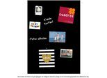 Magnetfolie QUEENCE "Magnetische Tafelfolie", schwarz, B:50cm H:0,1cm L:70cm, Vinyl, Dekorationsfolien, Magnetfolie, Tafel-Wandtafelfolie-Magnetfolie, selbstklebend, Kreide+Neodym-Magnete
