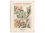 Poster REINDERS "Flower Market", rosa (farbe bild(er): rosa), B:60cm H:80cm T:0,1cm, Leinwand, Bilder, Poster, Outdoor für Garten oder Balkon