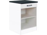 Unterschrank OPTIFIT "Elm", weiß (weiß, weiß), B:50cm H:84,8cm T:60cm, Schränke, Unterschrank, Breite 50 cm