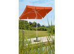 Sonnenschirm SCHNEIDER SCHIRME "Ibiza", orange (terracotta), Obermaterial: 100% Polyester, Standschirme, Sonnenschirm, ohne Schirmständer