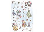 Wandtattoo KOMAR "Winnie the Pooh Christmas - Größe 50 x 70 cm", bunt, B:50cm H:70cm, Folie, Wandtattoos, Wandtattoo, selbstklebend, Wandsticker, Kinderzimmer