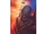 Bild KOMAR "Star Wars Classic Mandalorian", bunt (farbe bild(er): bunt), B:30cm H:40cm, Holz, Papier, Bilder, Bild, Wandbild zur Dekoration im Kinderzimmer - ohne Rahmen