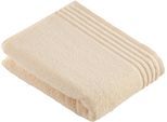 Badetuch VOSSEN "Vienna Style Supersoft", gelb (chamois), B:67cm L:140cm, Walkfrottee, Baumwolle, Handtücher, Badetuch, Supersoft Baumwolle