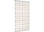 Duschrollo KLEINE WOLKE, beige, B:134cm H:240cm, Kunststoff, Duschvorhänge, Duschrollo, ausziehbar, 128 x 240 cm