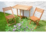 Balkonset MERXX "Porto", beige (natur), Sitzmöbel-Sets, Balkonset
