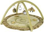 Spielbogen FEHN "Lazy, Crazy & Pink, Chamäleon, 3-D-Activity-Decke", grün (khaki), Spielbögen, Baby, Flauschstoff, Plüsch, Polyester, Softvelours, Spielbogen, mit 5 abnehmbaren Spielzeugen
