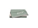 Wohndecke JOOP "Wohndecken 1er Pack" Gr. 150, grün (jade), B:150cm, Obermaterial: 58% Baumwolle CO. 35% Polyacryl PAN. 7% Polyester PES., Wohndecken, Wohndecke