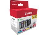 CANON Tintenpatrone "PGI-1500XL Multipack BK/C/M/Y Tinte mit hoher Reichweite", bunt (schwarz, gelb, magenta, cyan), Tintenpatronen, Tintenpatrone