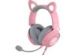 RAZER Gaming-Headset "Kraken Kitty V2 Pro", rosa (silber, rosa), Kopfhörer, Gaming-Headset