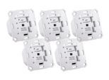 HOMEMATIC IP Smart-Home-Steuerelement "Rollladenaktor für Markenschalter 5er Set", weiß, B:22cm H:14cm T:30cm, Smart-Home-Stationen, Smart-Home-Steuerelement