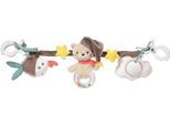 Kinderwagenkette FEHN "Bruno", bunt, Greifspielzeug, BabyL:40cm, Plüsch, Softvelour, Kinderwagenkette, L:40cm