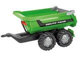 Kinderfahrzeug-Anhänger ROLLY TOYS "Halfpipe Deutz", grün, Spielfahrzeug-Anhänger, KinderB:45cm H:43cm L:89cm, Kunststoff, Kinderfahrzeug-Anhänger, für Trettraktoren, B:45cm H:43cm L:89cm