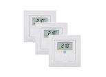 HOMEMATIC IP Smart-Home-Steuerelement "Wandthermostat mit Luftfeuchtigkeitssensor 3er Set", weiß, B:22cm H:14cm T:30cm, Smart-Home-Stationen, Smart-Home-Steuerelement