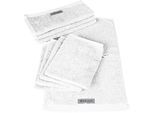 Handtuch Set ROSS "Sinfonie", weiß, Obermaterial: 100% Baumwolle, Handtuch-Sets, Handtuch Set, beinhaltet Gästetücher und Waschhandschuhe