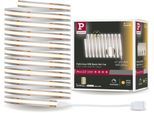 PAULMANN LED-Streifen "MaxLED 1000 Full-Line COB Basisset Warmweiß, 18W 1620lm 2700K", silber (silberfarben), Dioden 1.584 Stk. Flammen 1 Stk., Gesamtlänge 5,76m, Lichterketten, LED-Streifen