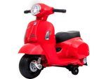 Elektro-Kinderroller JAMARA "Ride-on Vespa Mini, Li-Power 8.4", rot, Elektro-Kinderfahrzeuge, KinderB:38cm H:52cm T:66,5cm, Elektro-Kinderroller, mit Licht und manueller Hupe, B:38cm H:52cm T:66,5cm