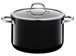 Fleischtopf SILIT "Passion Black", schwarz, H:14,9cm Ø:24cm, Töpfe, Fleischtopf, Made in Germany