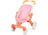 Puppenbuggy SMOBY "Baby Nurse Puppenbuggy Pop", rosa (rosa, terrakotta), Puppenwagen, KinderB:38cm H:53cm T:50cm, Kunststoff, Puppenbuggy, Made in Europe, B:38cm H:53cm T:50cm