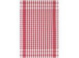 Geschirrtuch STUCO "vichy", rot (rot, weiß), B:50cm L:70cm, 100% Baumwolle, Geschirrtücher, Geschirrtuch
