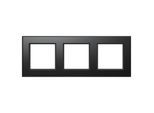 HOMEMATIC IP Smart-Home-Zubehör "Glasrahmen – 3-fach", schwarz, B:12,5cm H:5cm T:24cm, Smart-Home-Stationen, Smart-Home-Zubehör