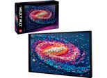 Konstruktionsspielsteine LEGO "Die Milchstraßen-Galaxie (31212), LEGO ART", bunt, Spielbausteine, Kinder, Kunststoff, Konstruktionsspielsteine, Made in Europe