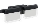 EGLO Deckenleuchte "ERVIDEL", schwarz, H: 9cm, 1 Stk., Leuchten, Deckenleuchte in schwarz aus Stahl - 4,5W - Warmweiß, Deckenleuchte