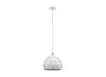 EGLO Hängeleuchte "ROCCAFORTE", weiß, 1, Ø 40cm H: 110, 1 Stk., Leuchten, Hängeleuchte - H110 x Ø40 cm - für Esszimmer, Küche, Wohnzimmer, Hängeleuchte