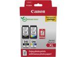 CANON Tintenpatrone "PG-545XL/CL-546XL Tinte mit hoher Reichweite + Fotopapier Value Pack", bunt (schwarz, cyan, gelb, magenta), Tintenpatronen, Tintenpatrone